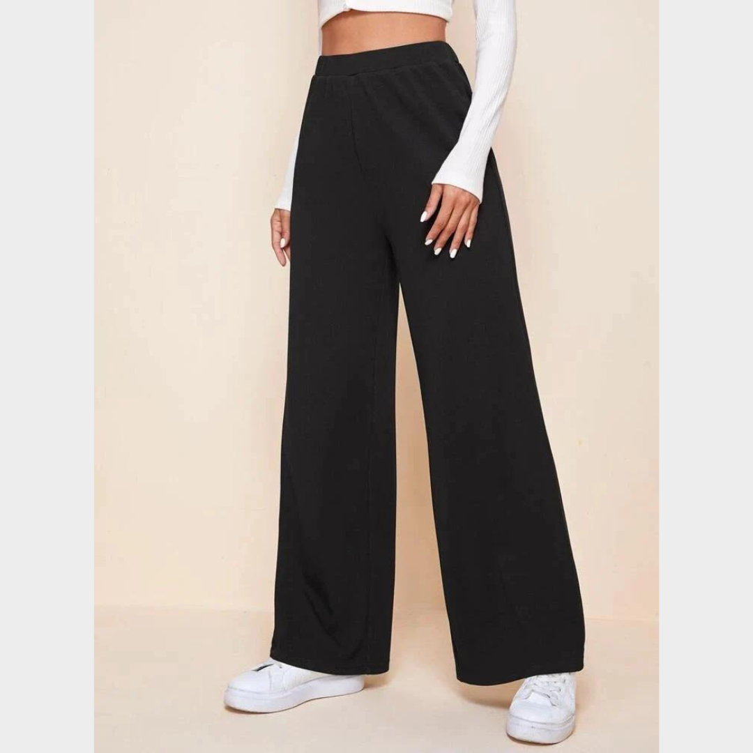 Black Cotton Sweatpants