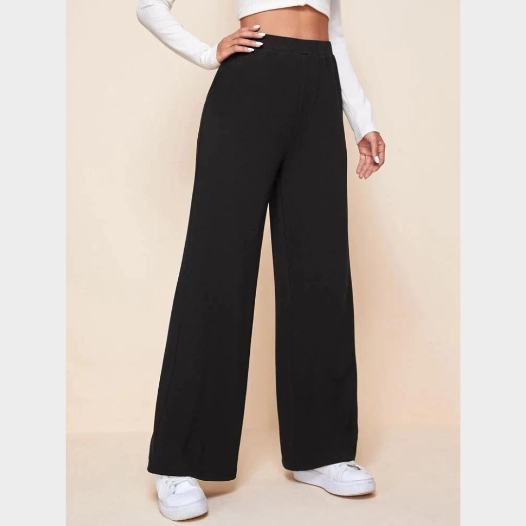 Black Cotton Sweatpants